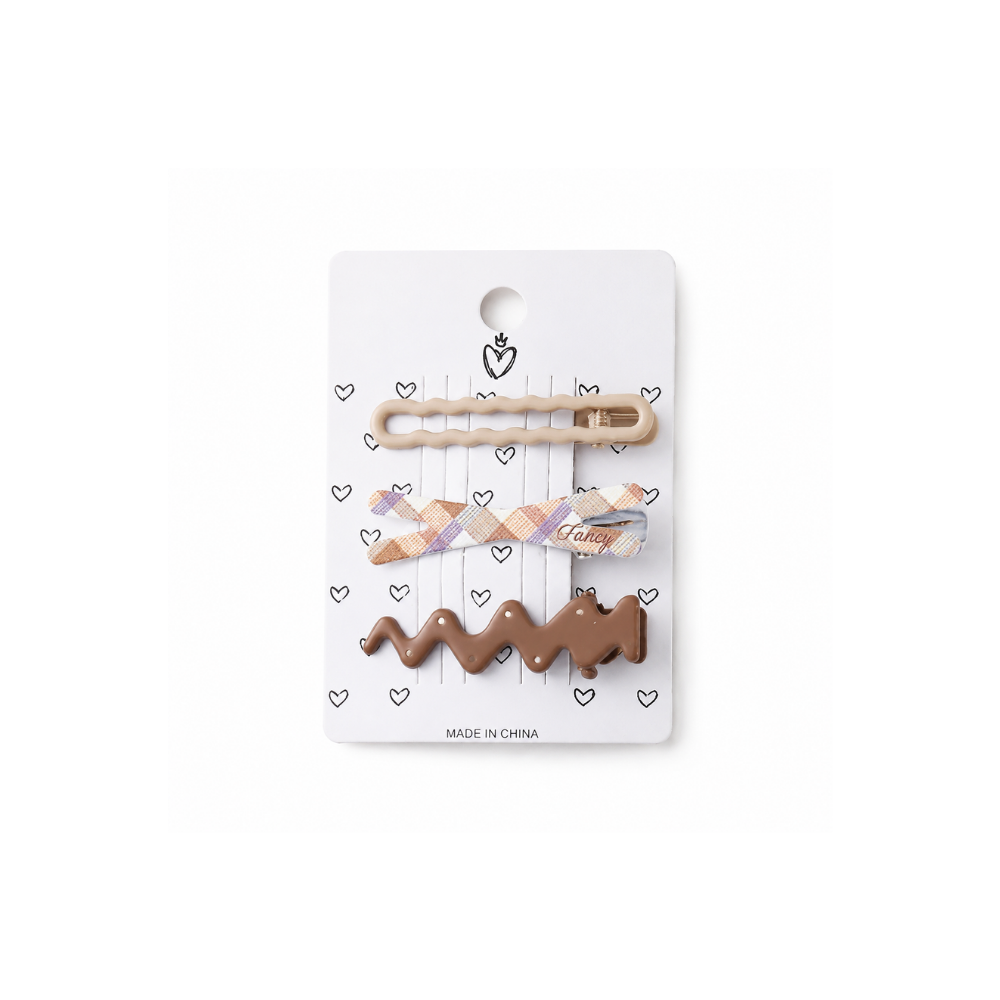 SET HEBILLAS X3 ESTAMPA Y FORMAS