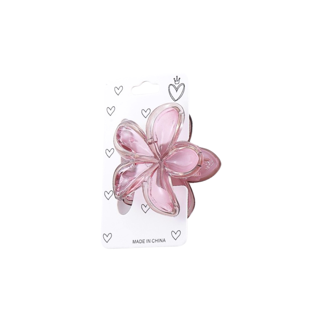 BROCHE PINZA FLOR BICOLOR