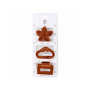 SET BROCHE PINZA X3 TERCIPELO