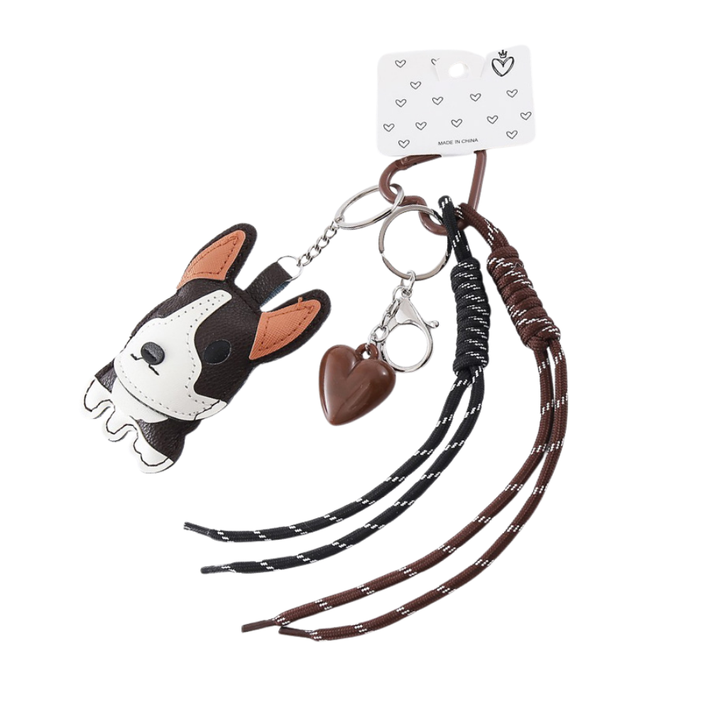 LLAVERO CHARM PERRO CORAZON