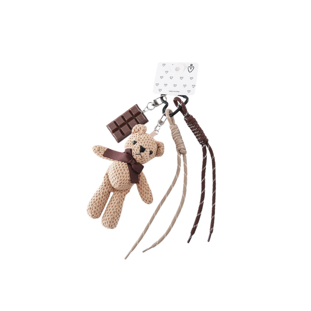 LLAVERO CHARM OSO CHOCOLATE