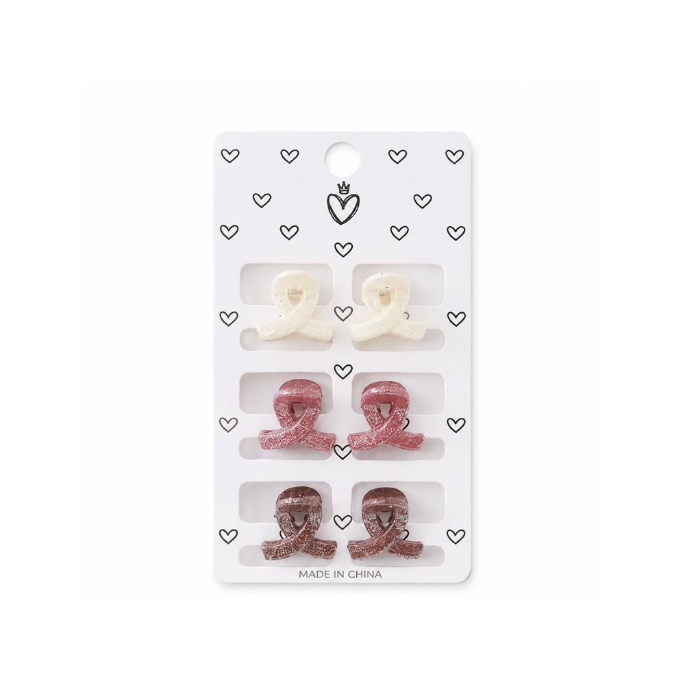 SET BROCHES MINI X6 DISEÑOS SURTIDOS