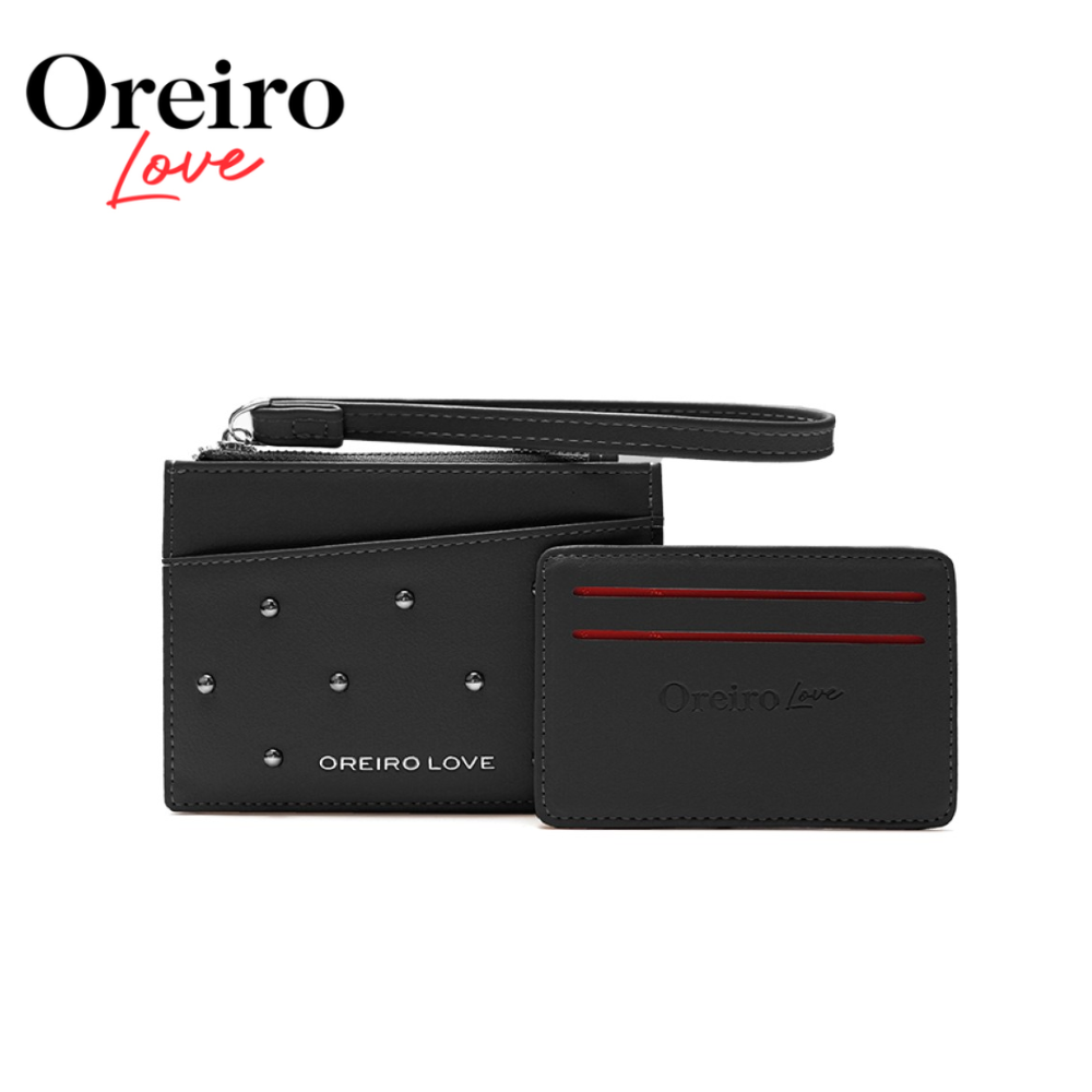BILLETERA + TARJETERO OREIRO LOVE
