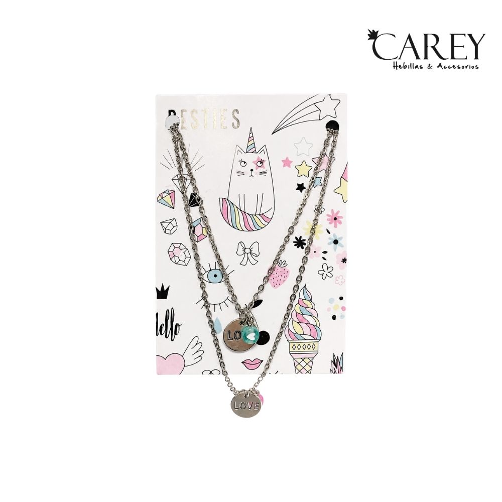 SET COLLAR DE LA AMISTAD CON DIJES