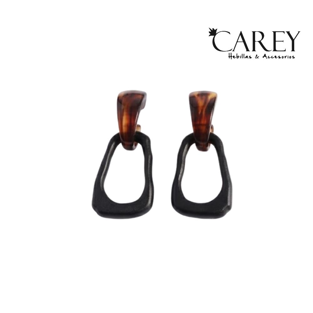 PARES DE AROS SILUETA CAREY