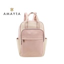 MOCHILA COMBINADA DISEÑO BICOLOR CON BOLSILLOS ORGANIZADORES AMAYRA
