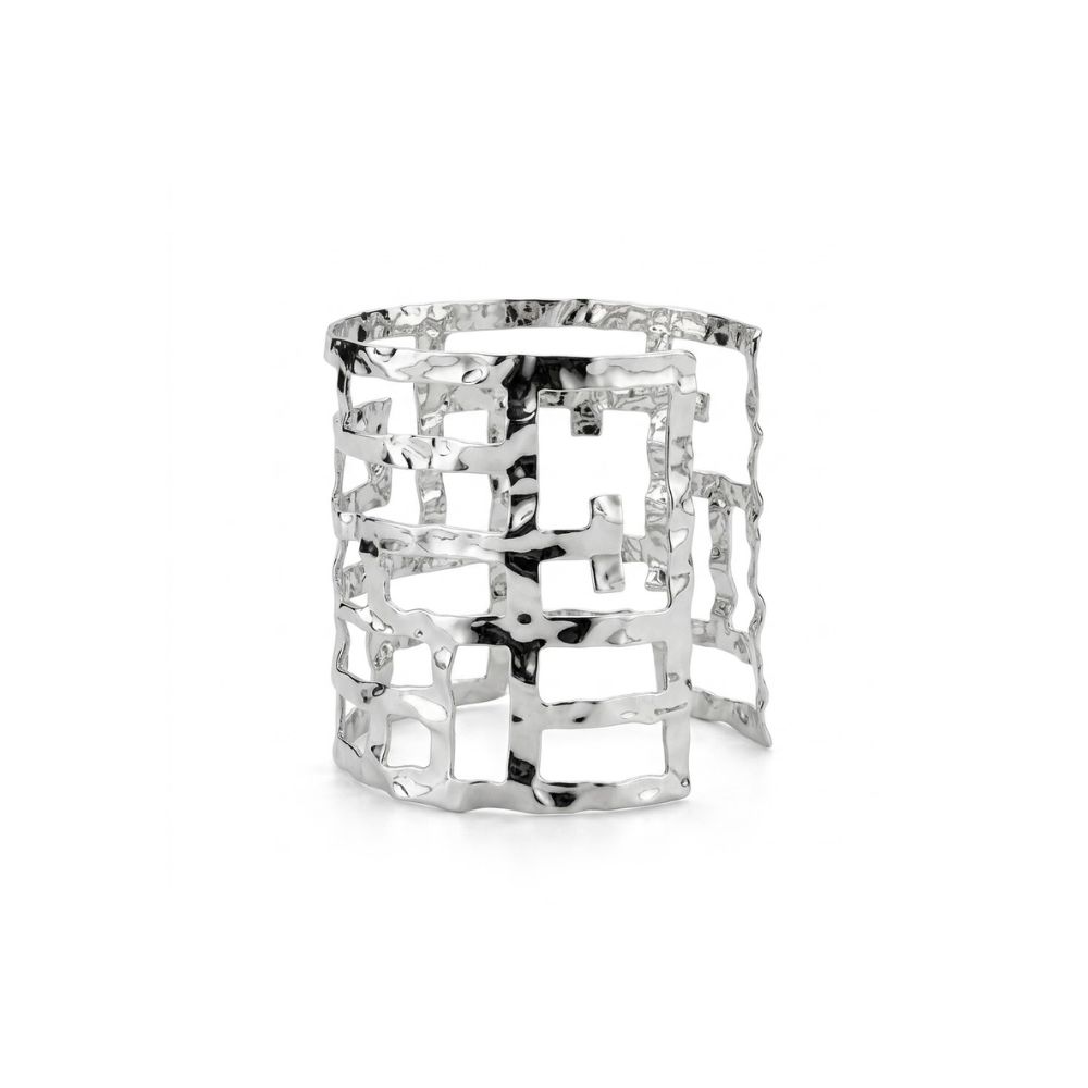 BRAZALETE ANCHO DISEÑO GEOMETRICO