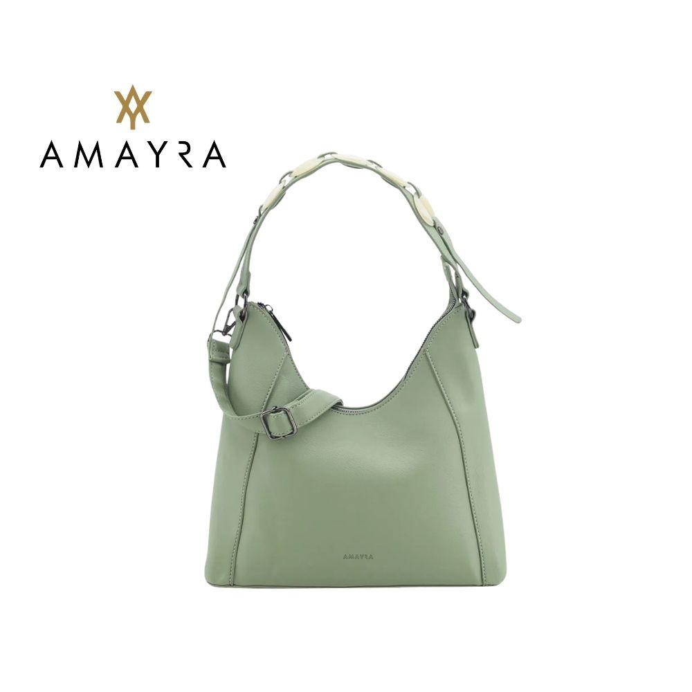 CARTERA HOBO CON CORREA TRENZADA AMAYRA