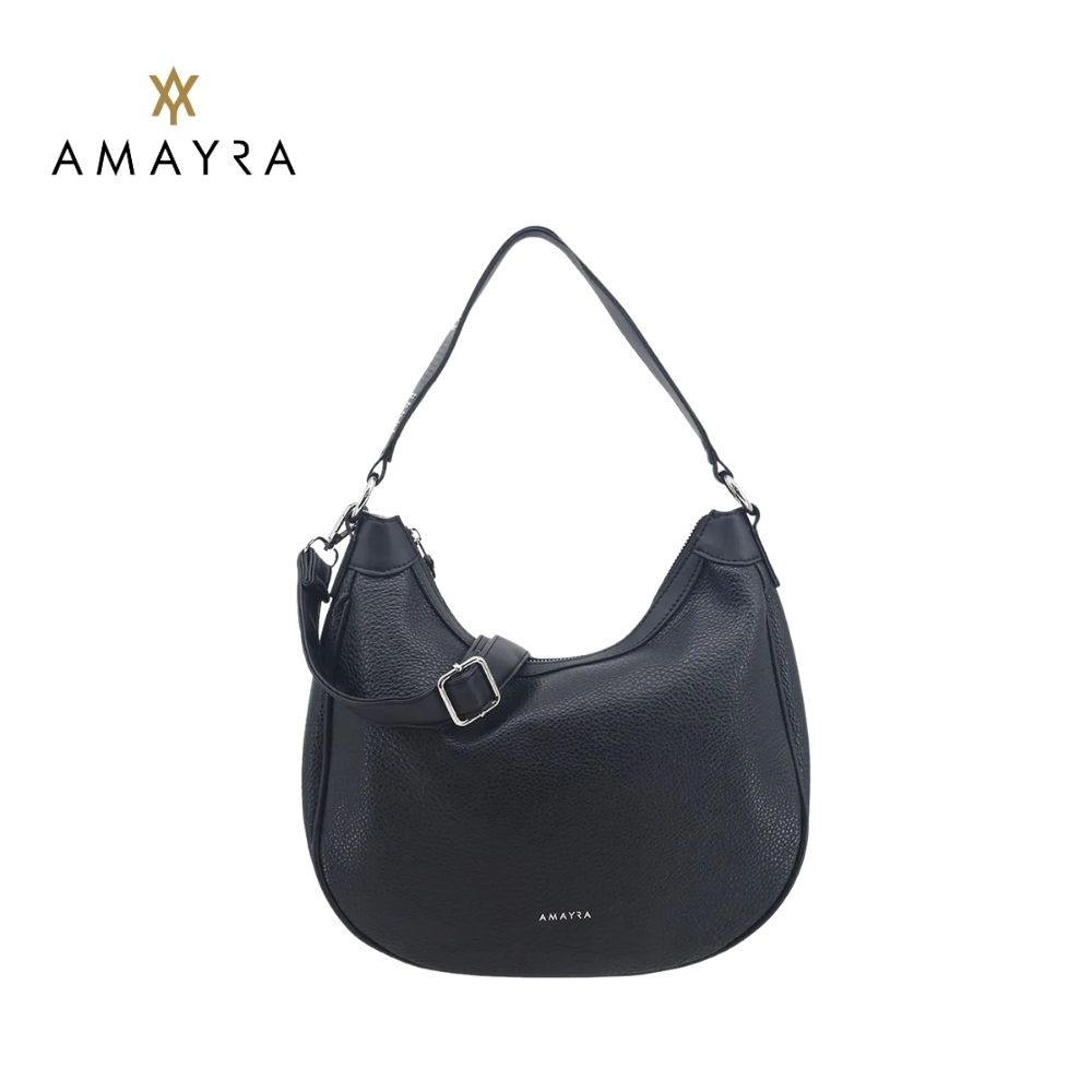 CARTERA HOBO MEDIA LUNA TEXTURADA AMAYRA
