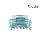 PINZA TRANSPARENTE RECTANGULAR TORNASOLADO