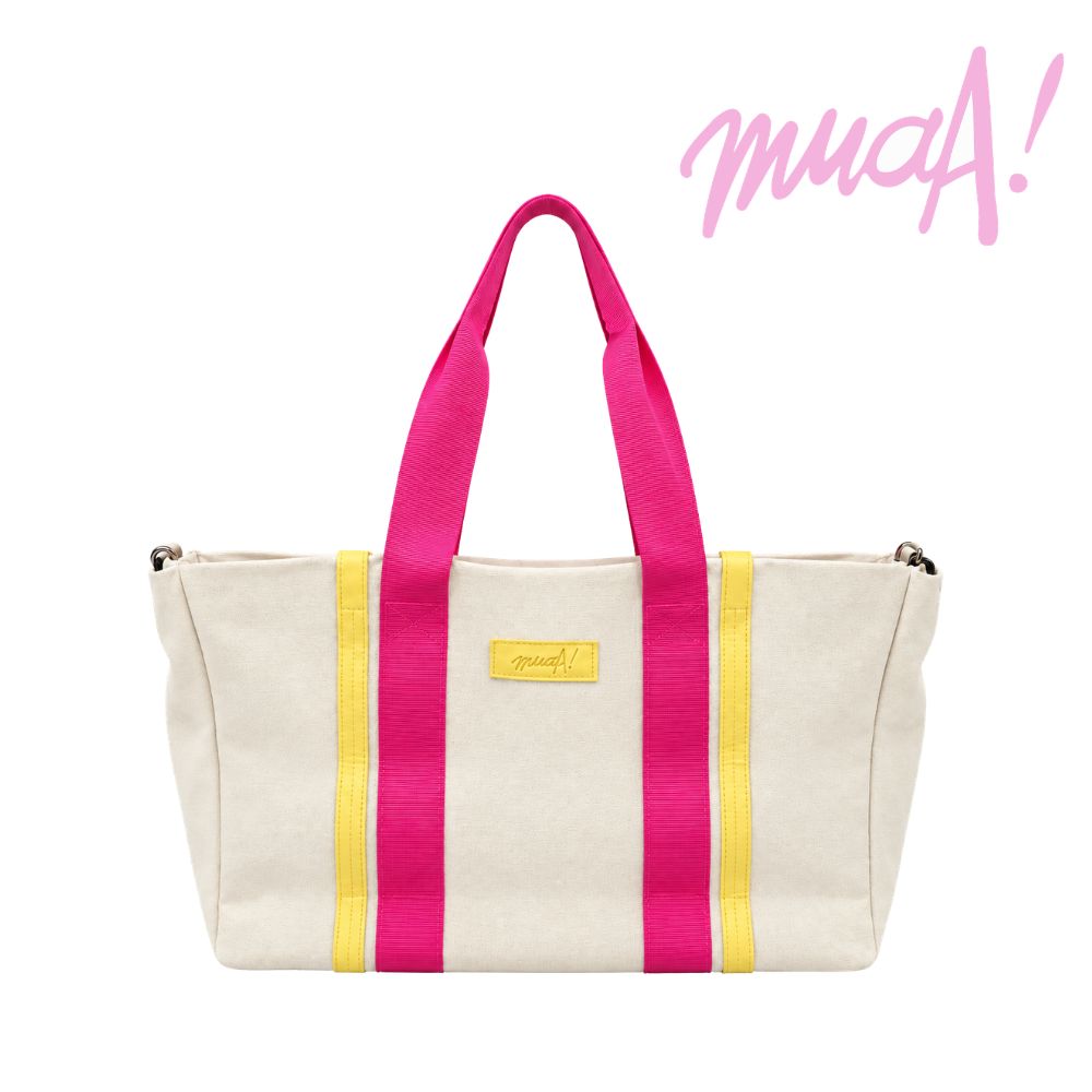 BOLSO DE LONA AMPLIO PLAYERO MUAA