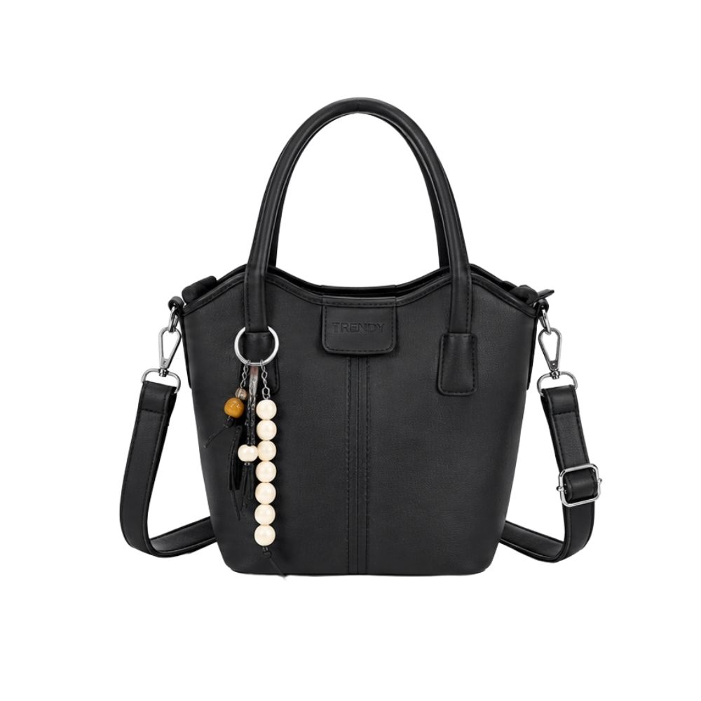 CARTERA BANDOLERA CON LLAVERO TRENDY