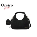 CARTERA HOBO BANDOLERA CON MINI ESPEJO CORAZÓN OREIRO LOVE