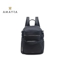 MOCHILA URBANA CON CIERRES PLATEADOS AMAYRA