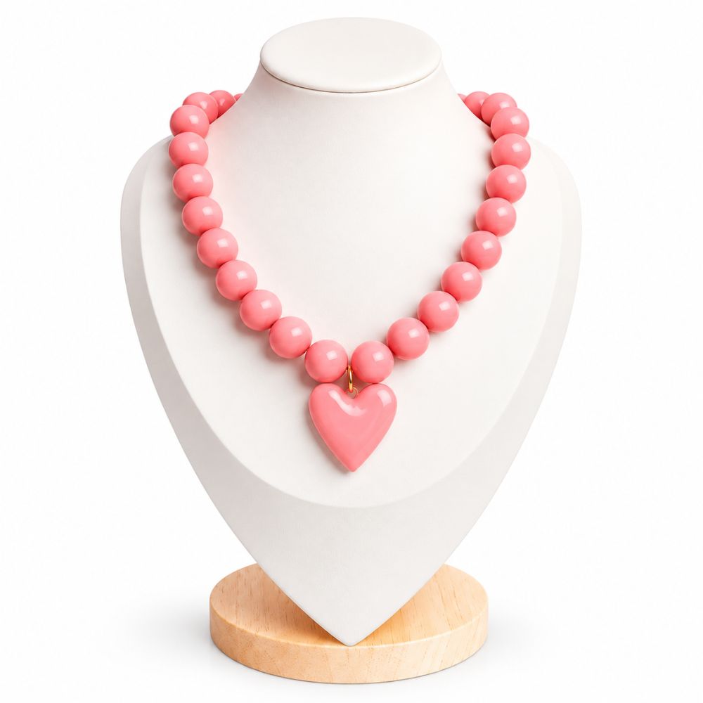 COLLAR CHICLE GRANDE CAREY N°16 CON DIJE CORAZÓN