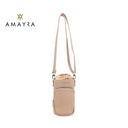 PORTABOTELLAS AMAYRA CON CORREA Y BOLSILLO FRONTAL