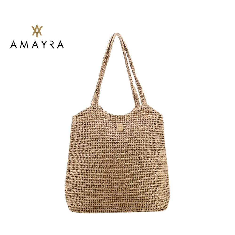 BOLSO PLAYERO CON APLIQUE AMAYRA