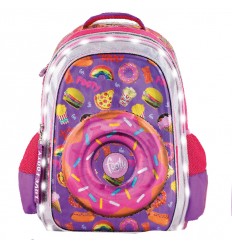 [27351] MOCHILA 18" FOOD LUZ LED FOOTY