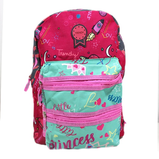 [31245] MOCHILA 17" ESTAMPA PINK
