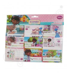 [L4472] ETIQUETAS AUTOADHESIVAS POR 9 UNIDADES DOCTORA JUGUETES