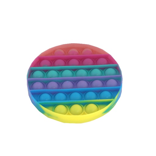 [34647] POP IT CIRCULAR MULTICOLOR 12x12cm