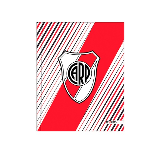 [35412] CUADERNO 19X24CM RIVER PLATE MOOVING