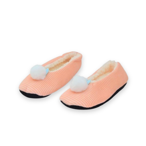 [35934] PANTUFLAS CON POM POM