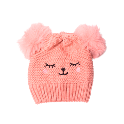 [36007] GORRO DE LANA CARA DE OSITO 