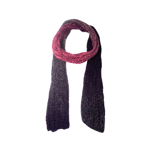 [11430] BUFANDA DE LANA BICOLOR 240X25CM