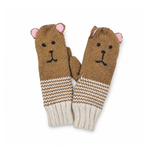 [11710] GUANTES MANOPLA DE LANA TEEN
