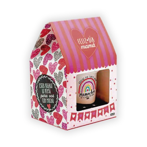 [38133] TAZA BOMBE DIA DE LA MADRE CON PACKAGING