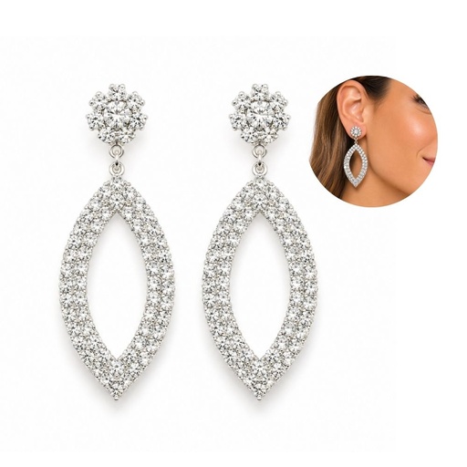 [38736] AROS COLGANTE CON STRASS