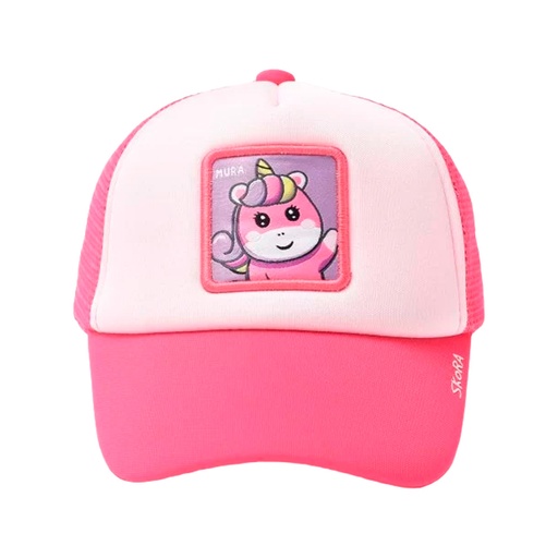 [39456] GORRA CAP INFANTIL CON PARCHE SUBLIMADO MURA Y BORDADO