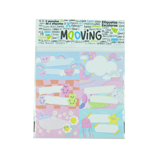 [39661] ETIQUETAS JARDIN FUN MOOVING