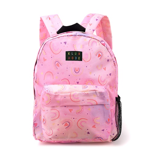 [39730] MOCHILA ESTAMPADA RAINBOW C/DOS CIERRES 17" 42X15X30CM