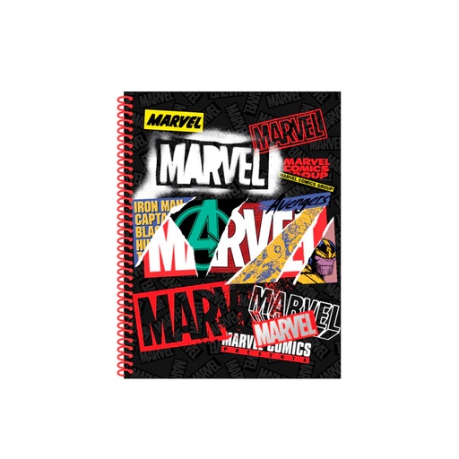 [39936] CUADERNO UNIVERSITARIO RAYADO MARVEL