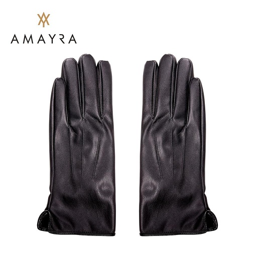 [40720] GUANTES AMAYRA DE CUERINA CON INTERIOR GAMUZADO