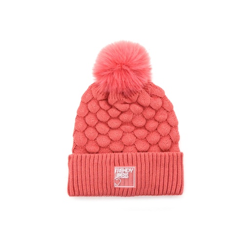 GORRO CON POMPON APLIQUE TRENDY