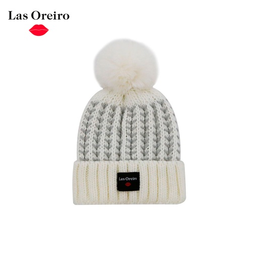 [40764] GORRO TEJIDO TRENZADO LAS OREIRO