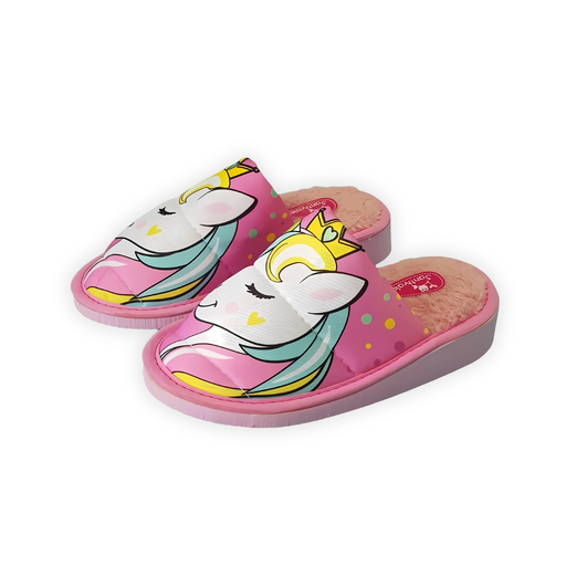 [40906] PANTUFLAS INFANTILES UNICORNIO 31-32
