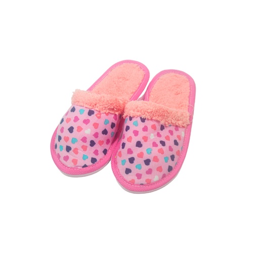 [40936] PANTUFLA ESTAMPADA CON CORDERITO 35-36