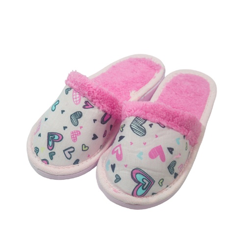 [40937] PANTUFLA ESTAMPADA CON CORDERITO 37-38