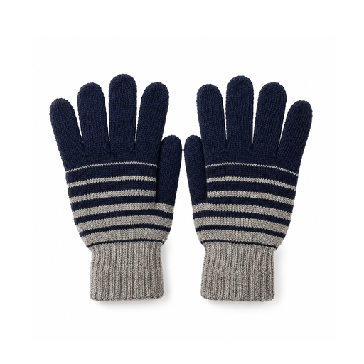 [40958] GUANTES RAYADOS DE HOMBRE