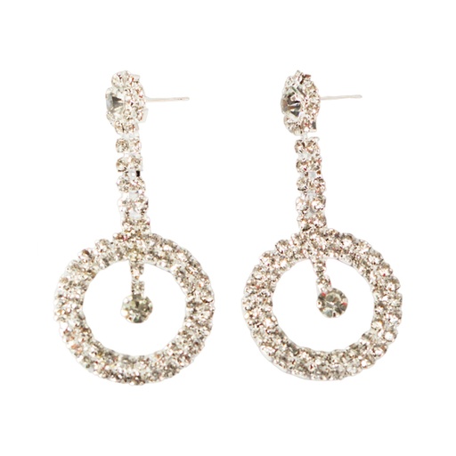 [41948] AROS CON PASANTE STRASS COLGANTES