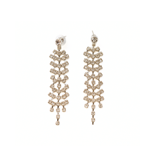 [41950] AROS COLGANTES CON STRASS LLUVIA