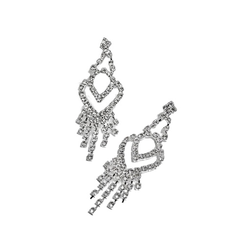 [42533] AROS COLGANTES CORAZON CON STRASS