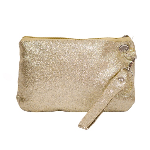 [42596] CLUTCH DE MANO EN GIBRE CON MOSQUETON. VARIEDAD EN TONOS.