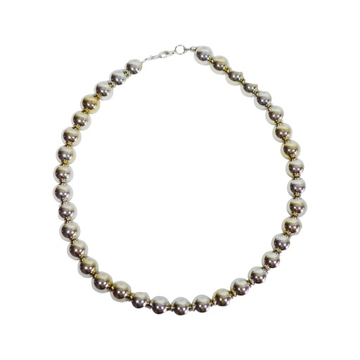 [42702] COLLAR ESFERAS METALIZADAS