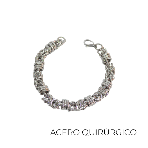 [42782] PULSERA DE ACERO QUIRURGICO CADENA