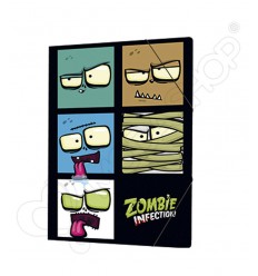 [L16350] CARPETA OFICIO 3 SOLAPAS ZOMBIE INFECTION